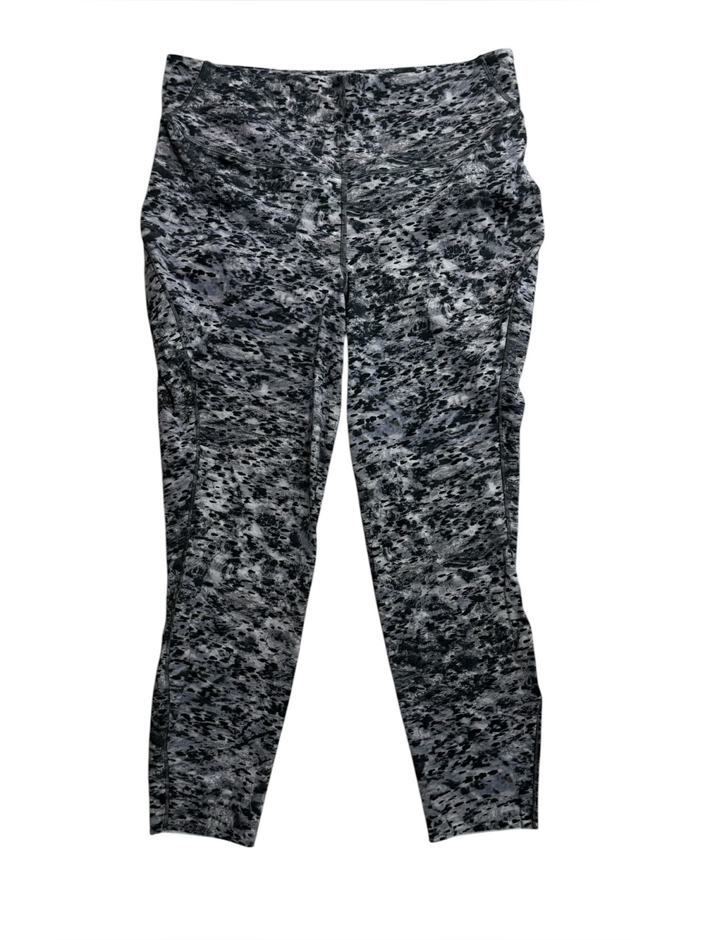 Lululemon Base Pace High-Rise Tight 25" Leggings Estuary Grey Black Size 14